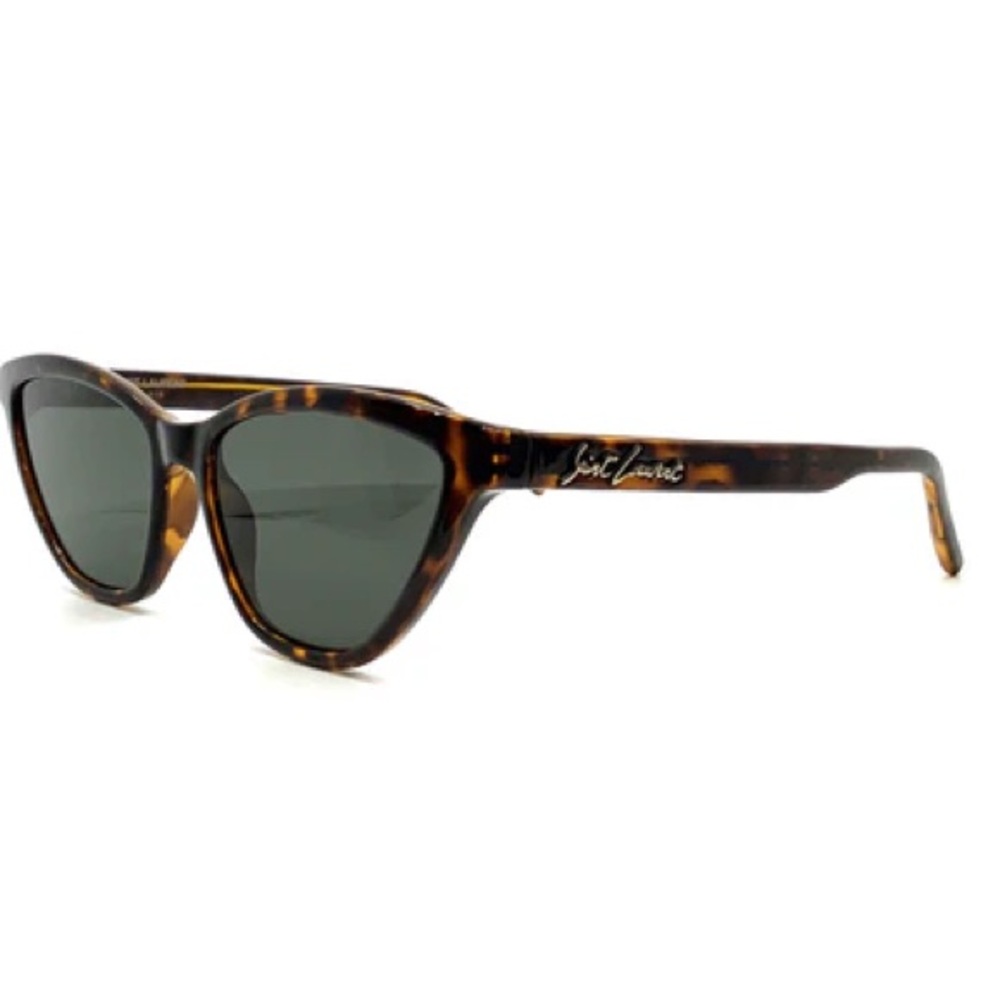 Saint Laurent Brown Cat-Eye Sunglasses SL333 002